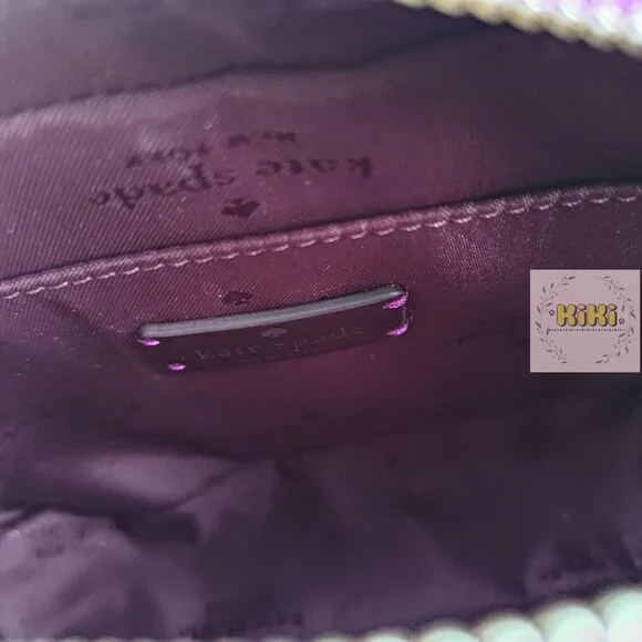 Kate Spade Oh Snap Mini Camera Bag Dark Raspberry Multi KJ054 - Picture 8 of 11